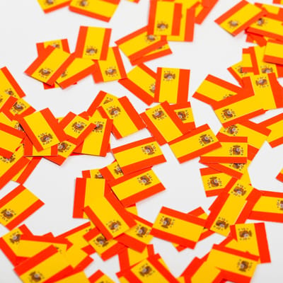 150 stuks Tafel confetti papier Spanje - Hapjes Cocktail Tapas Zomer Terras EK WK Voetbal Decoratie Tafelconfetti
