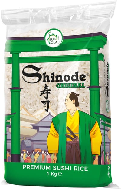 Sun Clad Japanse Shinode Rijst 10 x 1 kg