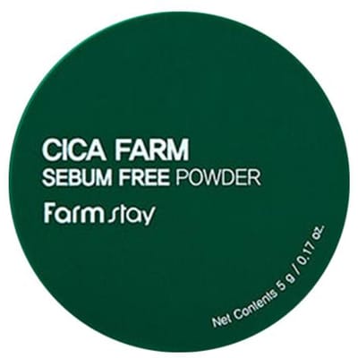 Farm Stay Cica Farm Sebum Free Powder 5gr + RANDOM GIFT gray
