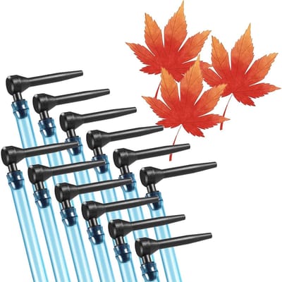Tapping Kit voor Ahornsiroop, Inclusief 12 Tubes en 12 Tappen, Antislip en Veilig, Essentiële Benodigdheden voor Esdoornsiroop Extractie en Bereiding
