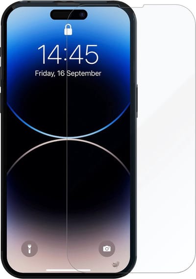 NuGlas Premium Screenprotector Voor iPhone 14 Pro - Tempered Glass 2.5D