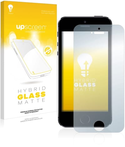 upscreen - Screenprotector voor Apple iPhone 5 / 5S / 5C / SE 2016 - Folie Beschermfolie Beschermglas matte