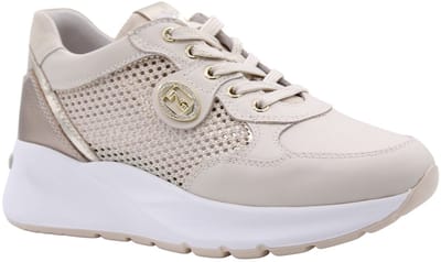 Nerogiardini Sneaker Velvet 1039 T.Nora Latte 02 T.Brill Platino 6074 S - Fashion Wear - Vrouwen