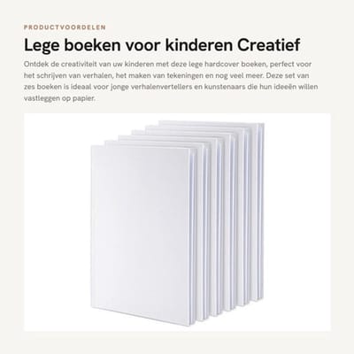 Schetsboeken Set van 6 - Hardcover - 15,2 x 20,3 cm - Lege Boeken - Creatief Schrijven - Inspirerend voor Kinderen - Schrijfboeken