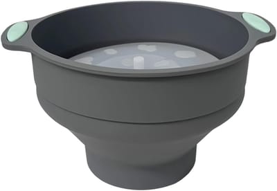 Popcornkom Magnetron - Opvouwbare Snackemmer - Snelle Snacks Maken - Gelijkmatige Verwarming - 248 cm - Veelkleurig