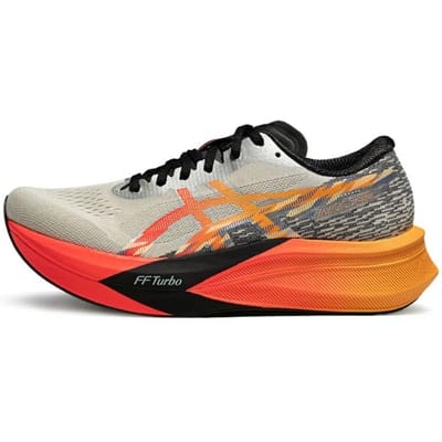 ASICS Magic Speed 4 CP Dawn Till Dusk Serie Heren Sneakers Grijs Pale-Oak Fellow-Geel 1011C178-200 46 black