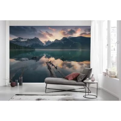 Fotobehang Burning Emerald - Meerkleurig - 2,80m X 450cm