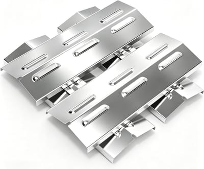 33.5 x 12 cm Burner Cover Verwarmingsplaat Vervangonderdelen voor Enders San Diego - RVS Vlamverdeler en Warmteschild Accessoires Set van 4