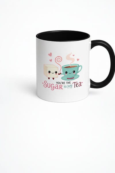 Mok 'You're the Sugar to My Tea' | Thee Liefdesmok | Schattig Cadeau