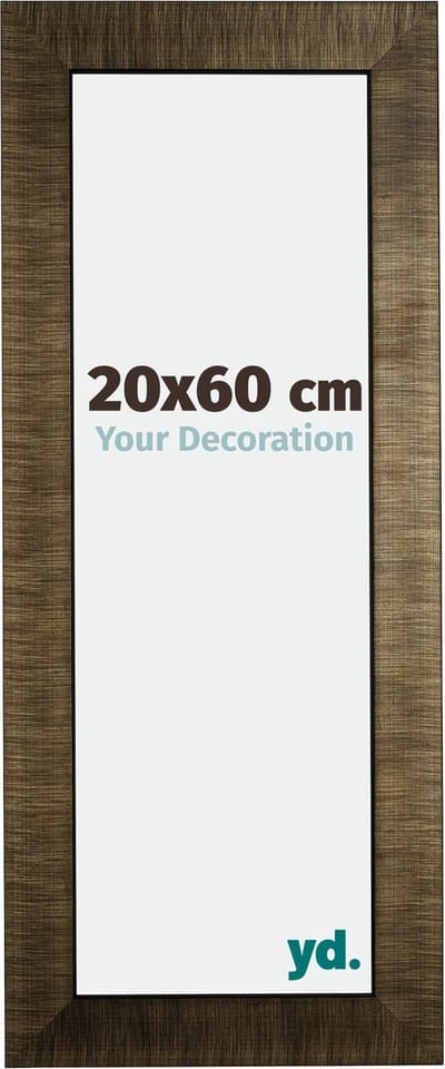 Your Decoration - Fotolijst 20x60 cm - Hout - Champagne Geborsteld - Leeds