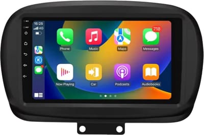 Autoradio met bluetooth - Carplay - Voor Fiat 500X (2014-2020) - Geschikt voor Apple en Android - Stereo - Navigatie - Navigatiesysteem auto - 2GB 32GB