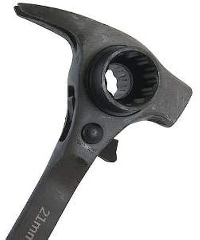 4 in 1 Steigers Spanner en Klauw Hammer - 19/21 mm