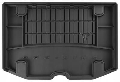 FROGUM TM Kofferbakmat - Geschikt voor CITROEN C3 Picasso (2009-2017) - Bovenste laadvloer - TPE Rubber - Zwart