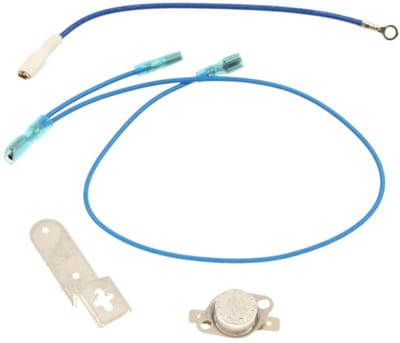 Thermostaat met kabel - Vervangende thermostaat - Keukenapparaat reparatie - Origineel onderdeel - Standaard formaat - Zwart