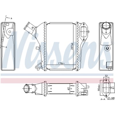 Intercooler NISSENS 961423