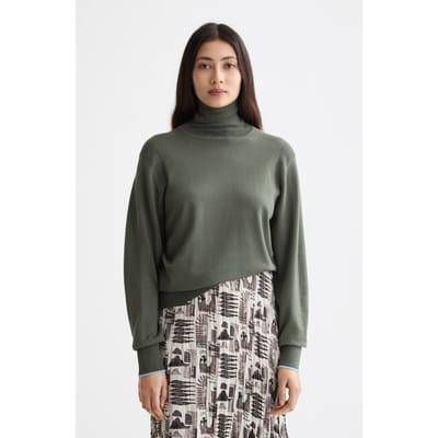 Scotch & Soda Relaxed Fit Roll Neck Pullover Thyme Taglia: XS | Maglioni a maglia Outlet | Donna