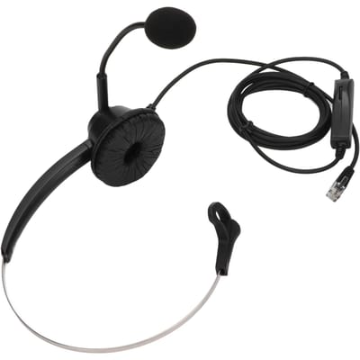 H360-RJ9-MV Telefoonheadset RJ9 Zakelijke Headset met Microfoon voor Callcenter Klantenservice Online Cursus