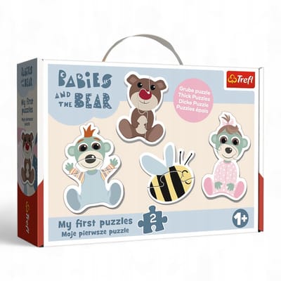 Trefl Baby Puzzele Przyjacielskie Bobaski 1+ 4 Układanki