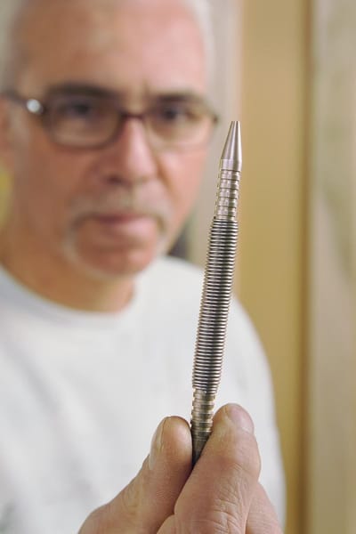 Hamerloze Prikker - Dubbele Center Punch - Precies Markeren - Veeraangedreven Technologie - 32mm Pingatdiameter - Zilver