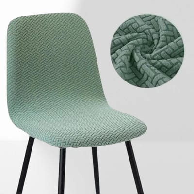 1 Stuk Jacquard Stoel Barkruk Hoes Beschermer Stoelhoes Eetkamerstoelhoes voor Hotel Banket Bruiloftsfeest Restaurant 1 Piece gray