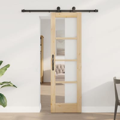 vidaXL - Schuifdeur - ORKDAL - Naturel - 61 - x - 198,5 - cm