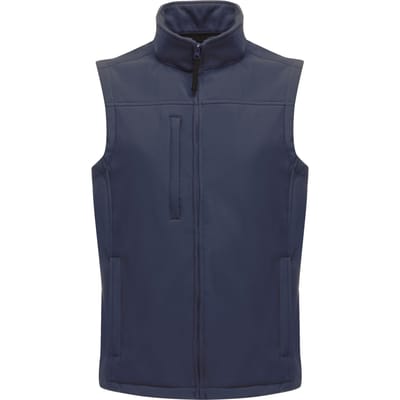 Regatta Heren Flux Softshell Bodywarmer / Mouwloos Jasje (Waterafstotend & Windbestendig) (Marine/Navy)