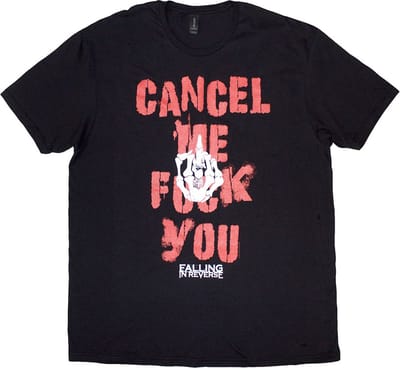 Falling In Reverse - Cancel Me Heren T-shirt - S - Zwart