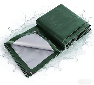 Waterdicht Afdekzeil - Beschermhoes Zeil - Buiten Beschermen - UV Bestendig - 360 x 430 cm - Leger Groen