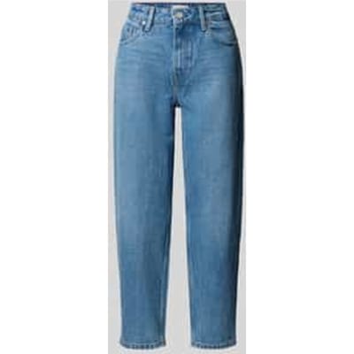 Tapered Jeans van een mix van katoen en lyocell