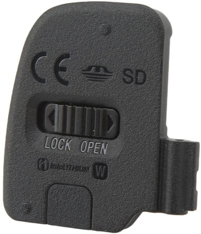 Allecto - Vervangende Batterijklep - Camera Batterijvak Dekselklep - Betrouwbaar Accessoire - Compact Formaat - Voor Sony A6000 - Ideaal voor Camer...