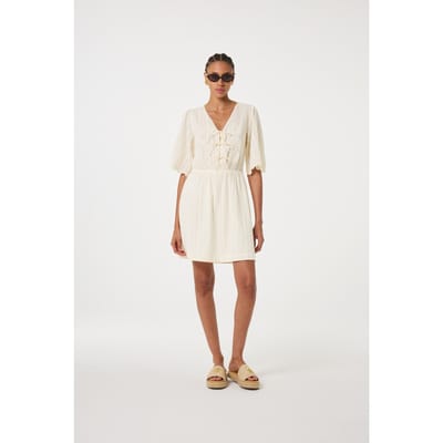 Fabienne Chapot Rory Dress Cosy White Maat: 40 | Mini Jurken Outlet | Dames | Wit