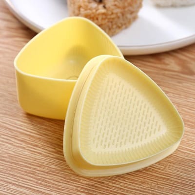 Nieuwe DIY Sushi Mold Onigiri Rijst Bal Voedsel Druk Driehoekige Sushi Maker Mold Japanse Huis Keuken Bento Accessoires Gereedschap 6.5*3.5*6.3cm