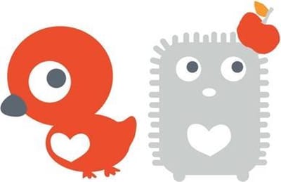 Egel & Eend - muurstickerset TiS Lifestyle