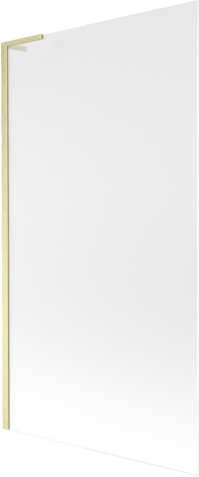 Mexen Next L badwand éénluik 100 x 150 , ijsbloem, goud geborsteld - 895-100-000-03-30-55