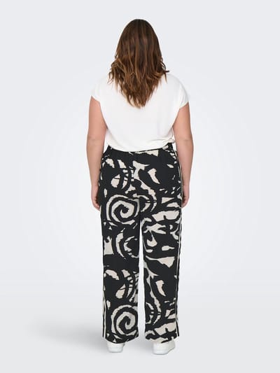 ONLY CARMAKOMA - CARNICON LIFE WIDE PANTS AOP - Dames - Leggings