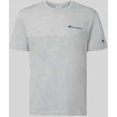 T-shirt met logo-stitchings model 'ICONS CONTRAST'