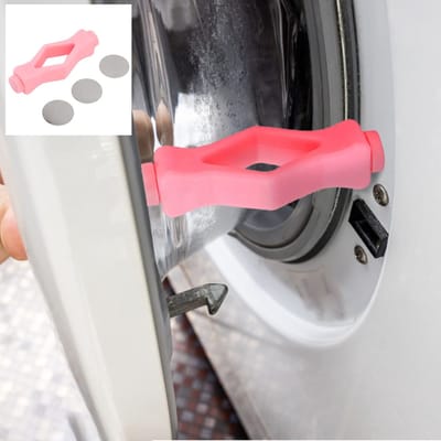 Dailygoods- Wasmachine Deurstopper met Magneten - Deurhouder - Antislip - Duurzaam Silicoon - Geschikt voor Voorladers - Beschermt tegen Krassen