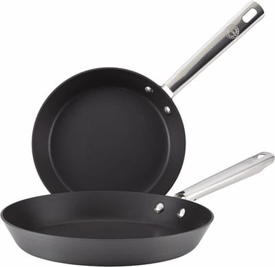 Grote Koekenpan 30 cm - Hard Geanodiseerd Aluminium - In de Oven 260°C