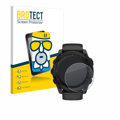 BROTECT - Screenprotector voor Garmin Tactix 8 Solar (51 mm) - Folie Beschermfolie Beschermglas matte