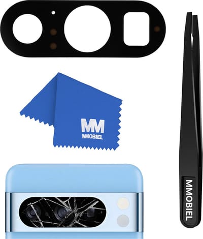 MMOBIEL Glas Lens Back Camera Geschikt voor Google Pixel 8 Pro - Incl. Dubbelzijdige Tape, Pincet en Doekje