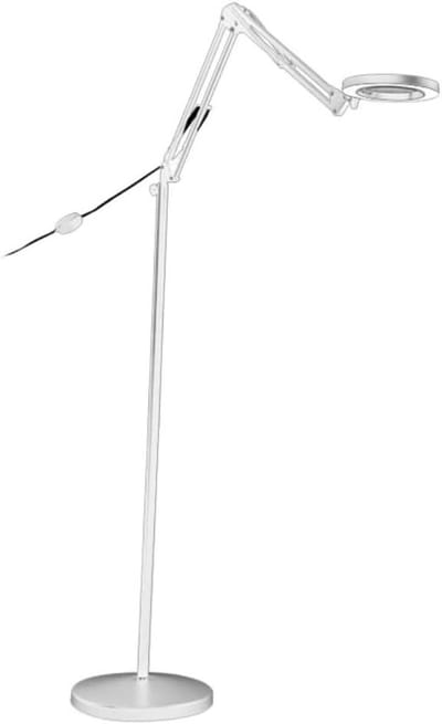 Vloerlamp LED - Leeslamp Staand - Oogzorg Hobby - 8x Vergroting - 50-180 cm - Wit