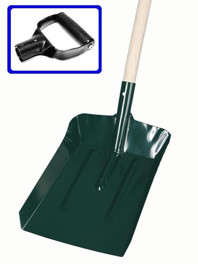 KARD Serie - Kolenschep - Metalen Kop - Houten Steel - 116 cm
