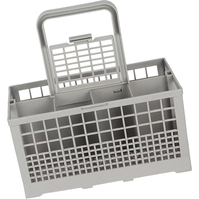Universele bestekmand vervangende box voor multifunctionele vaatwassers wit