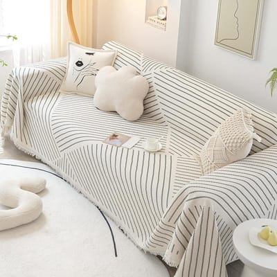 Housse de canapé en tissu, serviette de canapé, petite housse fraîche tout compris, housse complète, housse de coussin de canapé, couverture 180*130cm