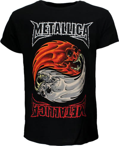Metallica Yin Yang Band T-Shirt - Officiële Merchandise - L
