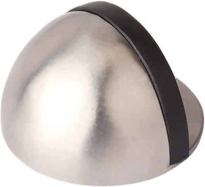 Vloer deurstopper - Magnetische stopper - Deur stil houden - Zonder boren te monteren - 500 Gram - Zilver
