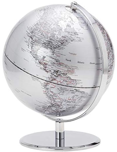 Decoratieve Wereldbol 20 cm - Roterende Aardbol voor Kantoor en Woonkamer
