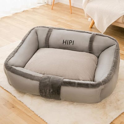 Chenil pour chien Automne Chenil Golden Retriever Universel pour Toutes les Saisons Amovible et Lavable Anti-morsure et Anti-démontage Fournitures pour Animaux de Compagnie S :45*35*28cm