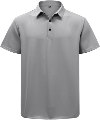 ALLTHEMEN Heren Polo Casual Korte Mouw - Comfortabel Ademend - S