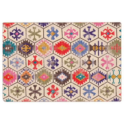 vidaXL - Vloerkleed - wasbaar - 120x180 - cm - meerkleurig